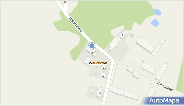 Wituchowo, Wituchowo, 15, mapa Wituchowo