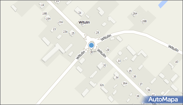 Witulin, Witulin, 30, mapa Witulin