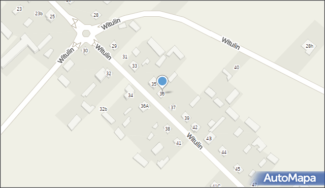 Witulin, Witulin, 36, mapa Witulin