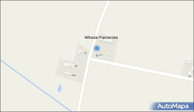 Witusza, Witusza, 53, mapa Witusza