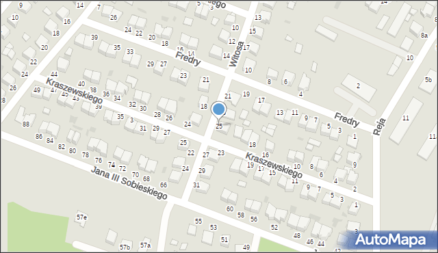 Włoszczowa, Witosa Wincentego, 25, mapa Włoszczowa