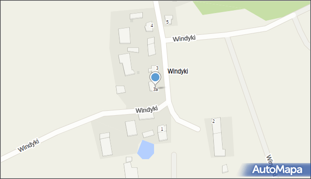 Wola Kamieńska, Windyki, 3a, mapa Wola Kamieńska