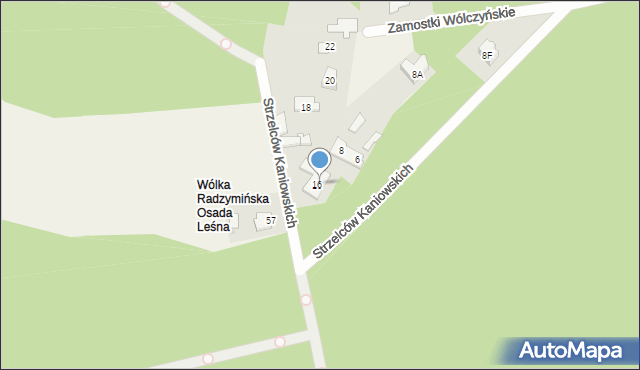 Wólka Radzymińska, Wirażowa, 4A, mapa Wólka Radzymińska