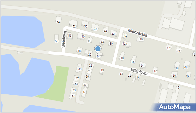 Wołów, Wiśniowa, 24, mapa Wołów