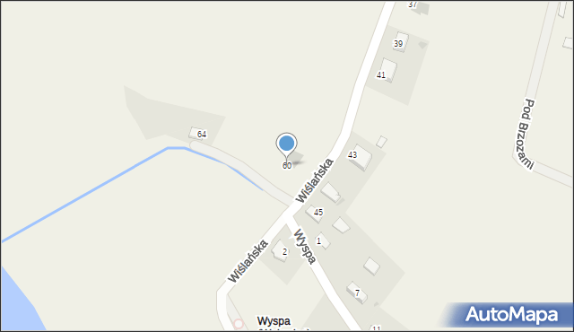 Wołowice, Wiślańska, 60, mapa Wołowice