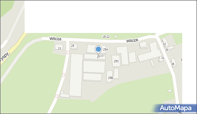 Wrocław, Wilcza, 27, mapa Wrocławia