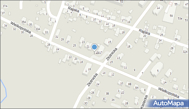 Wrocław, Wielkopolska, 17, mapa Wrocławia