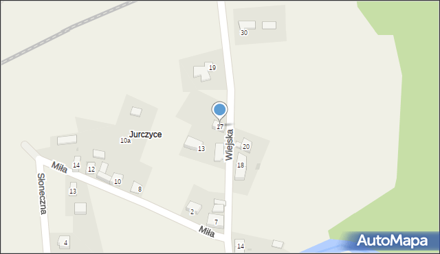 Wszemiłowice, Wiejska, 17, mapa Wszemiłowice