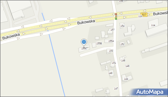 Wysogotowo, Wierzbowa, 155c, mapa Wysogotowo