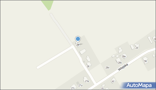 Zacharzowice, Wiejska, 28f, mapa Zacharzowice