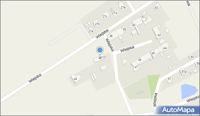 Zacharzowice, Wiejska, 48, mapa Zacharzowice