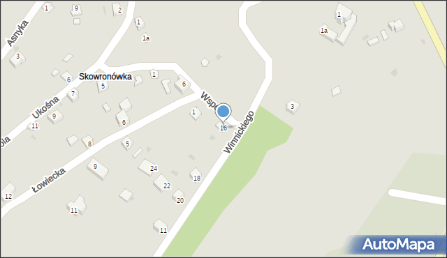 Zagórz, Winnickiego, ks., 16, mapa Zagórz