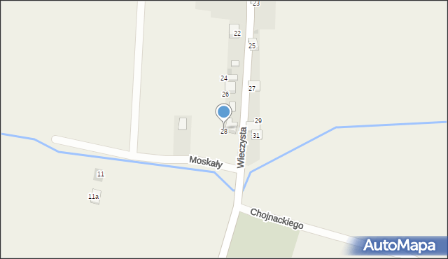 Zagórze, Wieczysta, 28, mapa Zagórze