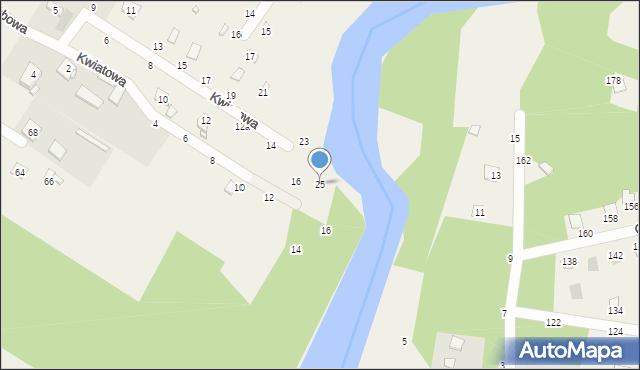 Zawiszyn, Wierzbowa, 25, mapa Zawiszyn