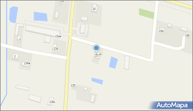 Zbludowice, Wiślicka, 22, mapa Zbludowice