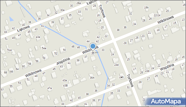 Zduńska Wola, Wiklinowa, 35, mapa Zduńska Wola