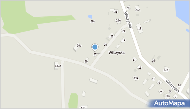 Żelechów, Wilczyska, 27, mapa Żelechów