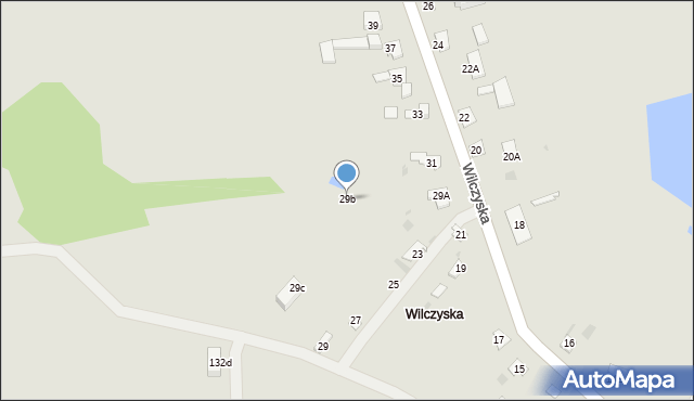 Żelechów, Wilczyska, 29b, mapa Żelechów