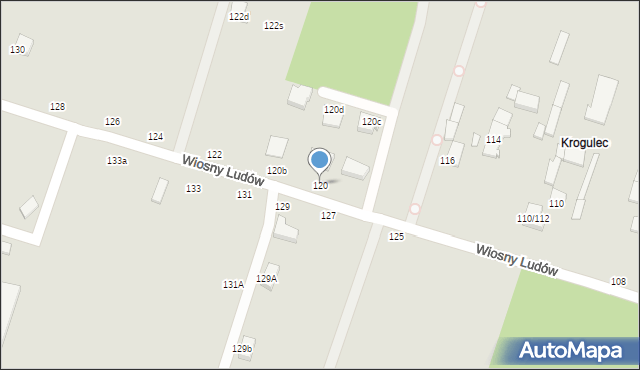 Zgierz, Wiosny Ludów, 120, mapa Zgierz