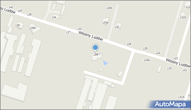 Zgierz, Wiosny Ludów, 135, mapa Zgierz