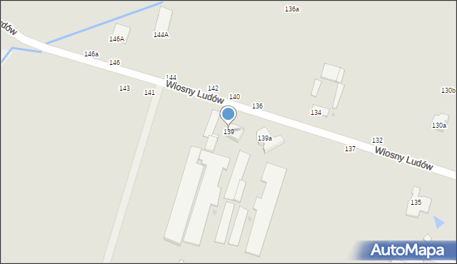 Zgierz, Wiosny Ludów, 139, mapa Zgierz