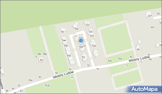 Zgierz, Wiosny Ludów, 52h, mapa Zgierz