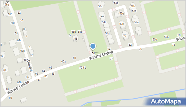 Zgierz, Wiosny Ludów, 56, mapa Zgierz