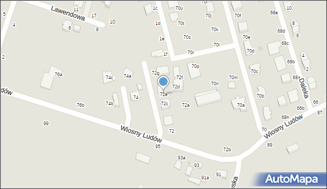 Zgierz, Wiosny Ludów, 72e, mapa Zgierz