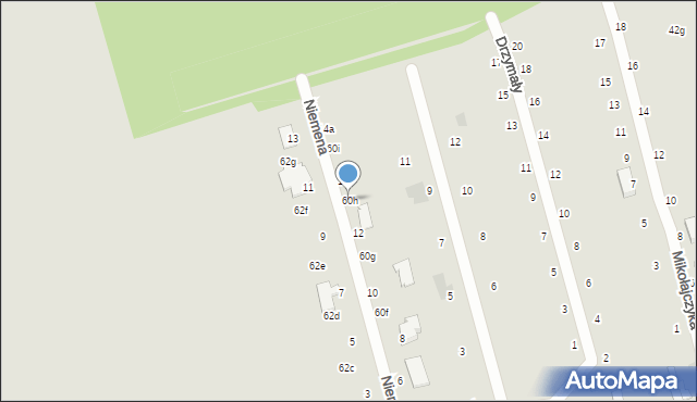 Zgierz, Witosa Wincentego, 60h, mapa Zgierz