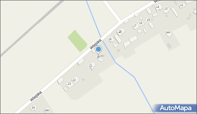 Zwierzyn, Wiejska, 20, mapa Zwierzyn