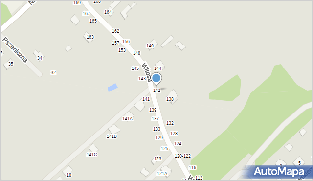 Żyrardów, Witosa Wincentego, 142, mapa Żyrardów