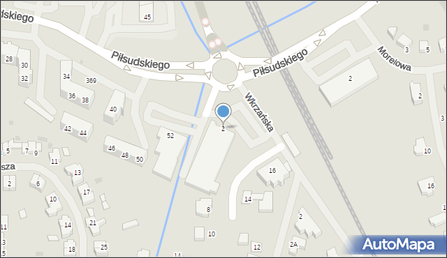 Police, Wkrzańska, 2, mapa Police