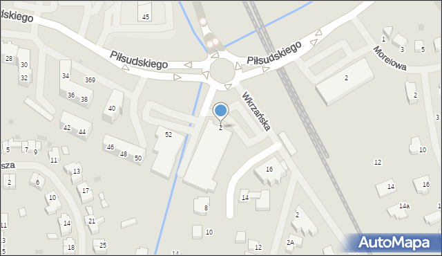 Police, Wkrzańska, 2, mapa Police