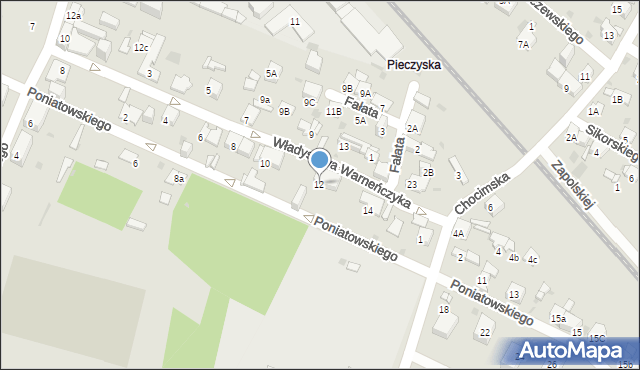 Jaworzno, Władysława Warneńczyka, 12, mapa Jaworzno