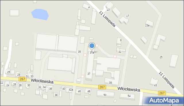 Piotrków Kujawski, Włocławska, 37a, mapa Piotrków Kujawski