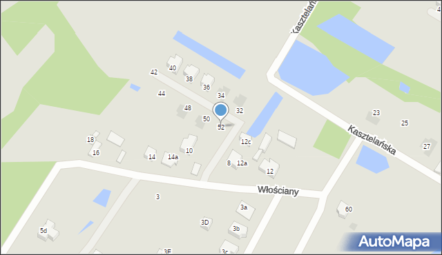 Płock, Włościany, 14d, mapa Płock