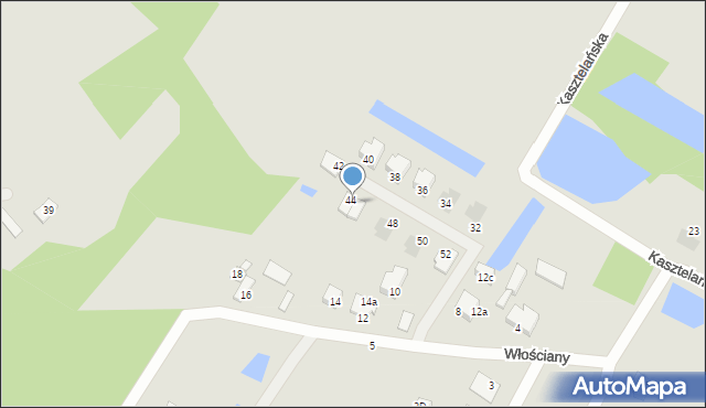 Płock, Włościany, 14h, mapa Płock