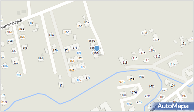 Rzeszów, Władysława Warneńczyka, 85d/6, mapa Rzeszów