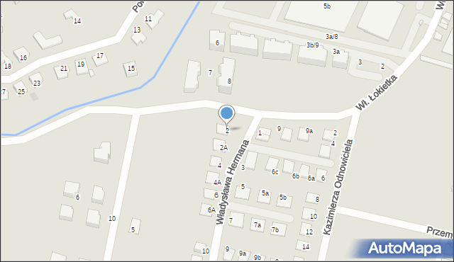 Sulechów, Władysława Hermana, 2, mapa Sulechów