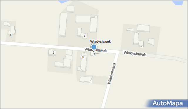 Władysławek, Władysławek, 3, mapa Władysławek