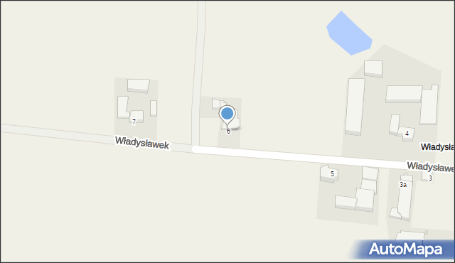 Władysławek, Władysławek, 6, mapa Władysławek