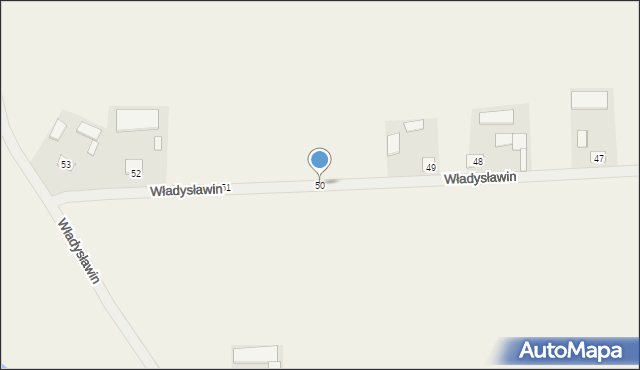 Władysławin, Władysławin, 50, mapa Władysławin