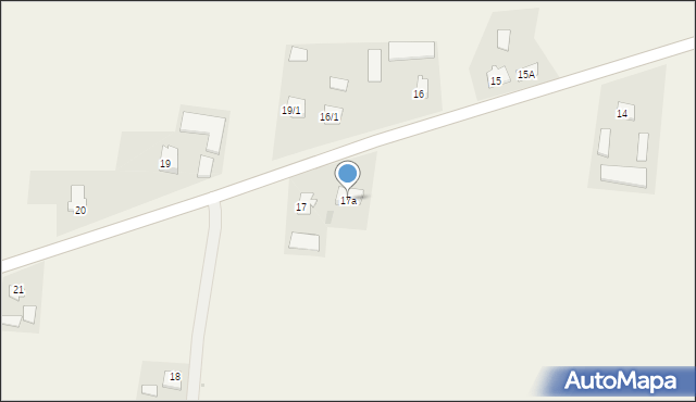 Władysławów, Władysławów, 17a, mapa Władysławów