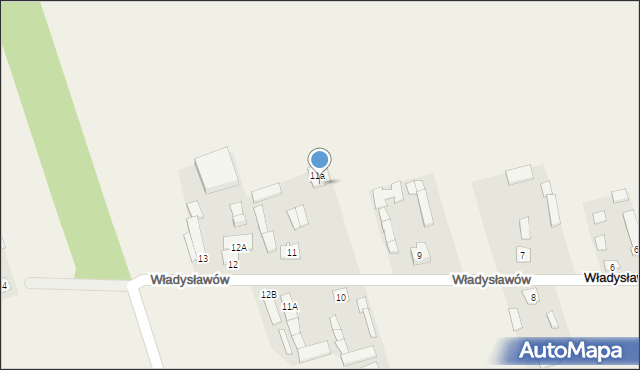 Władysławów, Władysławów, 11b, mapa Władysławów