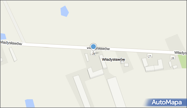 Władysławów, Władysławów, 28, mapa Władysławów