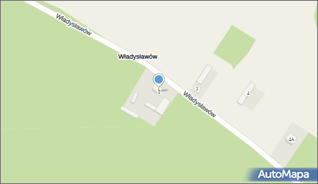 Władysławów, Władysławów, 2, mapa Władysławów