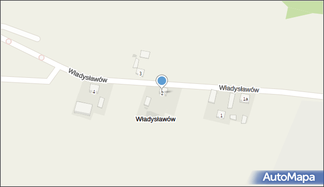 Władysławów, Władysławów, 2, mapa Władysławów