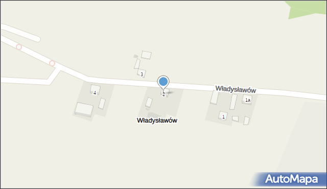 Władysławów, Władysławów, 2, mapa Władysławów