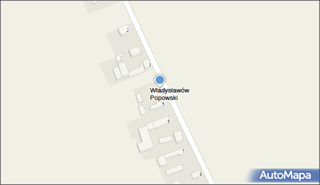 Władysławów Popowski, Władysławów Popowski, 4, mapa Władysławów Popowski