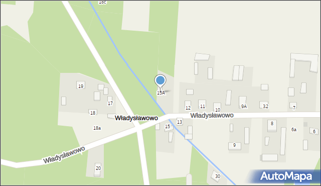 Władysławowo, Władysławowo, 15A, mapa Władysławowo